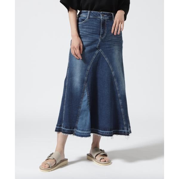 アヴィレックス（AVIREX）/WEB&DEPOT限定／ REMAKE DENIM SKIRT／ リメイクデニムスカート