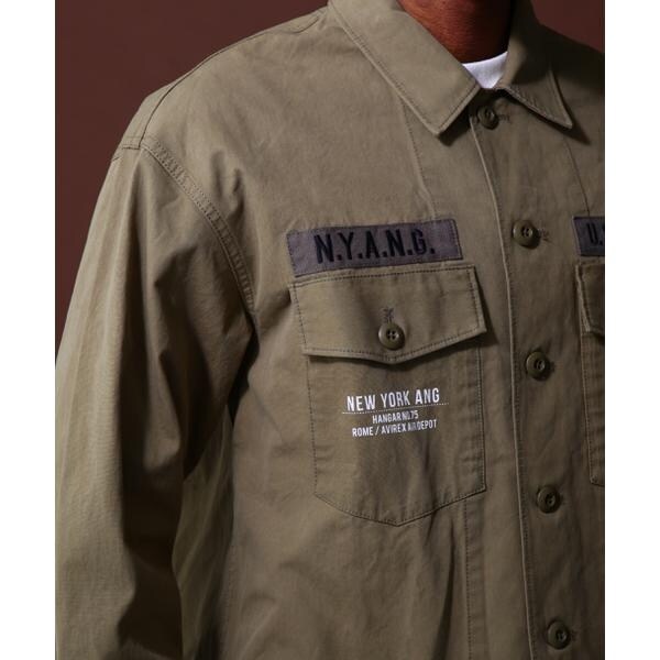 アヴィレックス（AVIREX）/《COLLECTION》UTILITY SHIRT AIR NATIONAL GUARD ／ ユーテ
