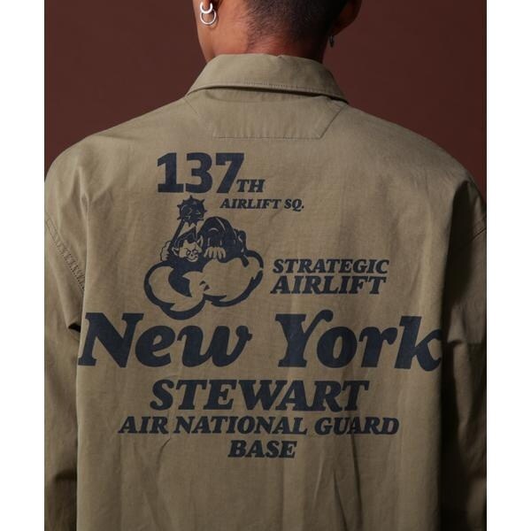 アヴィレックス（AVIREX）/《COLLECTION》UTILITY SHIRT AIR NATIONAL GUARD ／ ユーテ