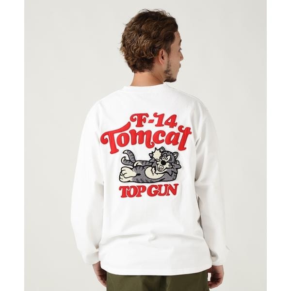 アヴィレックス（AVIREX）/《直営店限定》SAGARA TOM CAT L／S T−SHIRT