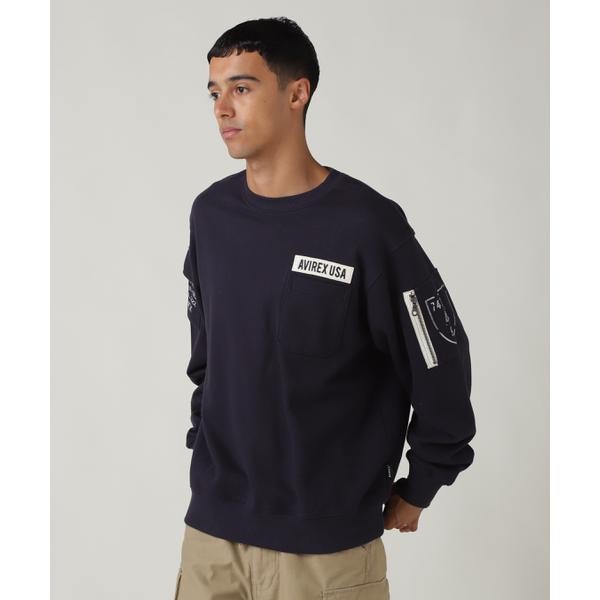 FATIGUE CREWNECK SWEAT ／ ファティーグ クルーネック スウェット