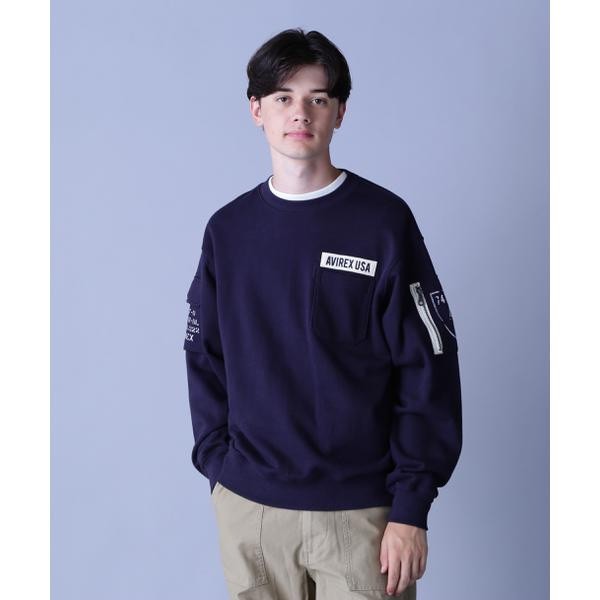 アヴィレックス（AVIREX）/FATIGUE CREWNECK SWEAT ／ ファティーグ