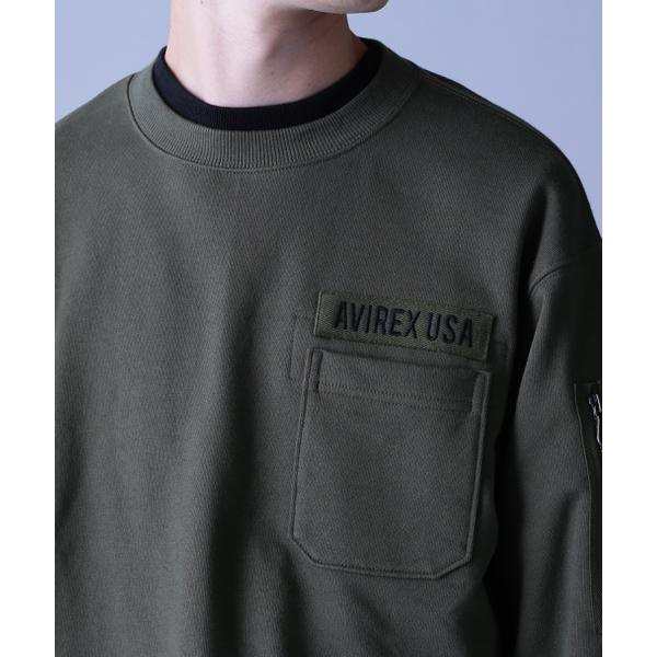 アヴィレックス（AVIREX）/FATIGUE CREWNECK SWEAT ／ ファティーグ