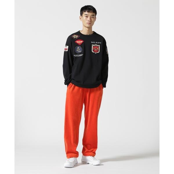 アヴィレックス（AVIREX）/《WEB&限定》TOP GUN PATCHED L／S T−SHIRT ／ トップガン パ