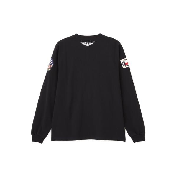 アヴィレックス（AVIREX）/《WEB&限定》TOP GUN PATCHED L／S T−SHIRT ／ トップガン パ