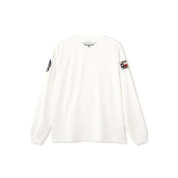 アヴィレックス（AVIREX）/《WEB&限定》TOP GUN PATCHED L／S T−SHIRT ／ トップガン パ