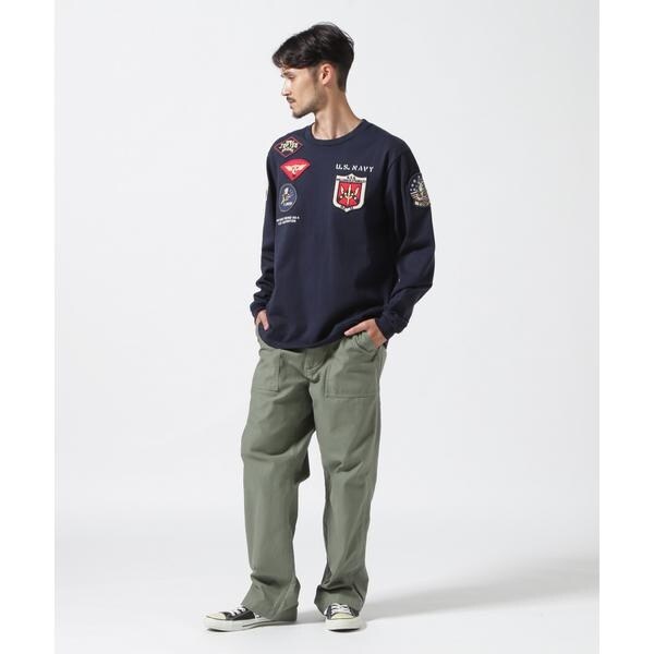 アヴィレックス（AVIREX）/《WEB&限定》TOP GUN PATCHED L／S T−SHIRT ／ トップガン パ