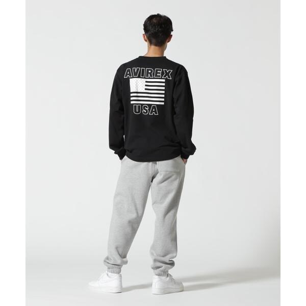 アヴィレックス（AVIREX）/《WEB&限定》AMERICAN FLAGS L／S T−SHIRT ／ アメリカン フラ