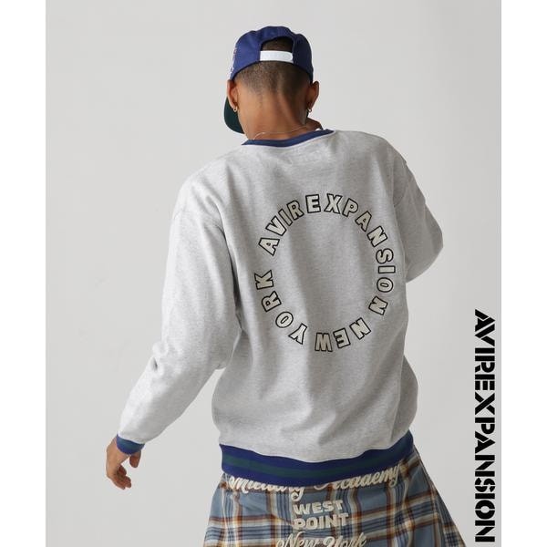 アヴィレックス（AVIREX）/《AVIREX × EXPANSION》 CIRCLE LOGO CREWNECK SWEAT ／