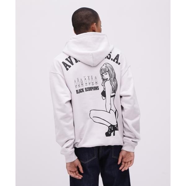 アヴィレックス（AVIREX）/《WEB&限定》BLACK SCORPIONS SWEAT PULL OVER PARKA