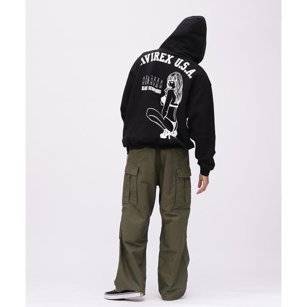アヴィレックス（AVIREX）/《WEB&限定》BLACK SCORPIONS SWEAT PULL OVER PARKA