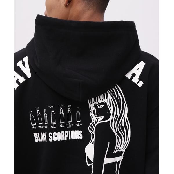 アヴィレックス（AVIREX）/《WEB&限定》BLACK SCORPIONS SWEAT PULL OVER PARKA