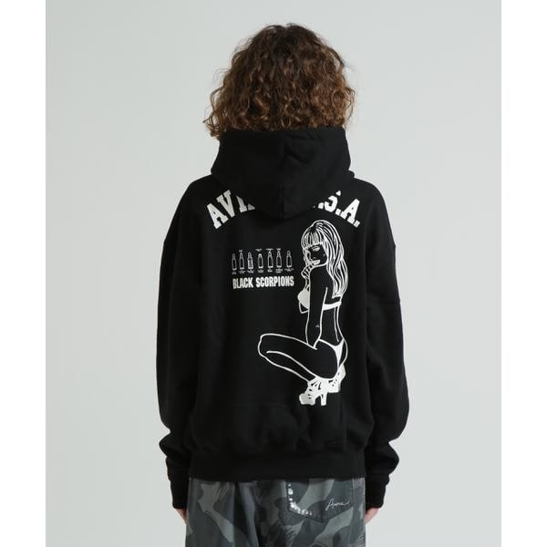 アヴィレックス（AVIREX）/《WEB&限定》BLACK SCORPIONS SWEAT PULL OVER PARKA