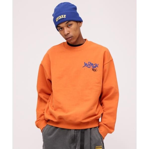 アヴィレックス（AVIREX）/《WEB限定》TAGGING BROOKLYN CREW NECK SWEAT