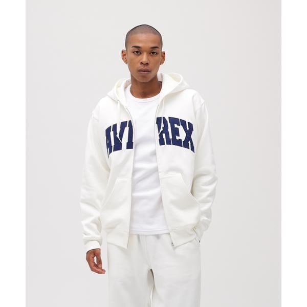 アヴィレックス（AVIREX）/《DAILY／デイリー》ZIP UP SWEAT PARKA LOGO ／ ジップアップ スウェット