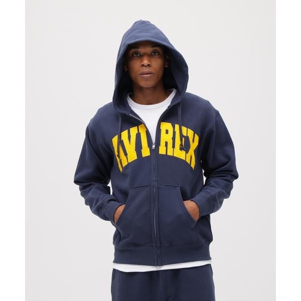アヴィレックス（AVIREX）/《DAILY／デイリー》ZIP UP SWEAT PARKA LOGO ／ ジップアップ スウェット