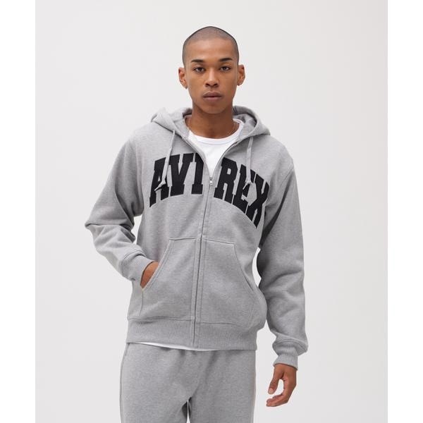 アヴィレックス（AVIREX）/《DAILY／デイリー》ZIP UP SWEAT PARKA LOGO ／ ジップアップ スウェット