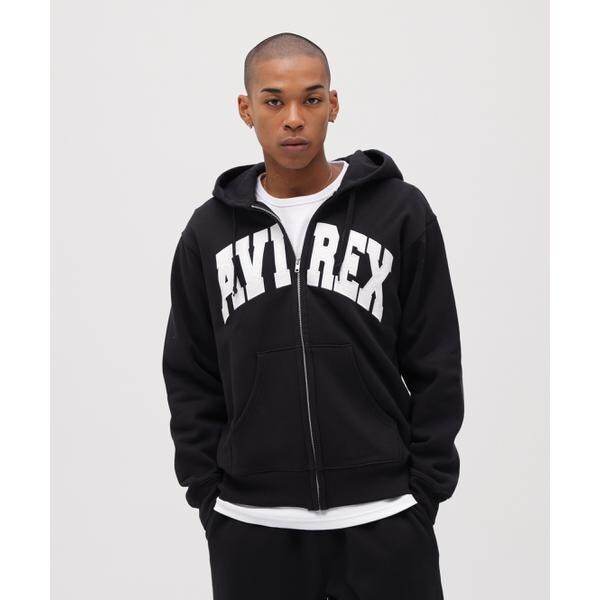 アヴィレックス（AVIREX）/《DAILY／デイリー》ZIP UP SWEAT PARKA LOGO ／ ジップアップ スウェット
