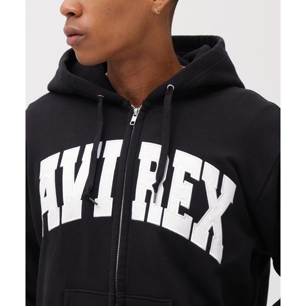 アヴィレックス（AVIREX）/《DAILY／デイリー》ZIP UP SWEAT PARKA LOGO ／ ジップアップ スウェット