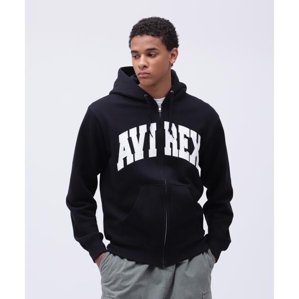 アヴィレックス（AVIREX）/《DAILY／デイリー》ZIP UP SWEAT PARKA LOGO ／ ジップアップ スウェット