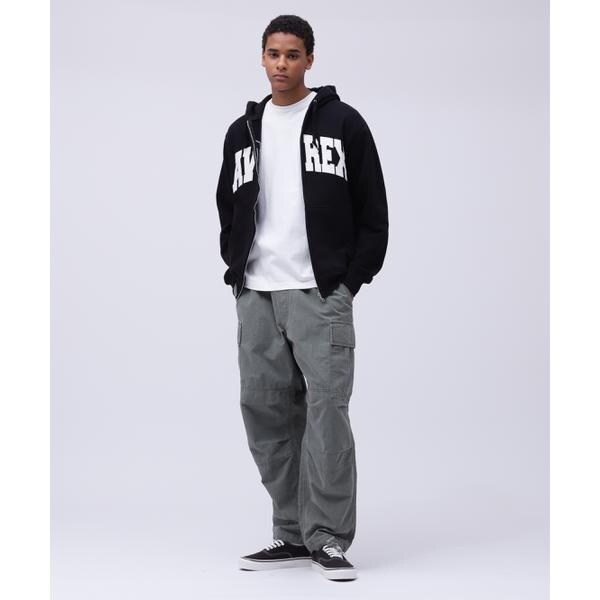 アヴィレックス（AVIREX）/《DAILY／デイリー》ZIP UP SWEAT PARKA LOGO ／ ジップアップ スウェット