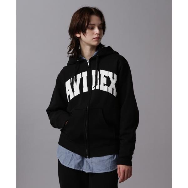 アヴィレックス（AVIREX）/《DAILY／デイリー》ZIP UP SWEAT PARKA LOGO ／ ジップアップ スウェット