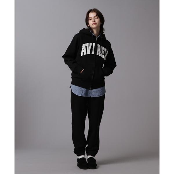 アヴィレックス（AVIREX）/《DAILY／デイリー》ZIP UP SWEAT PARKA LOGO ／ ジップアップ スウェット