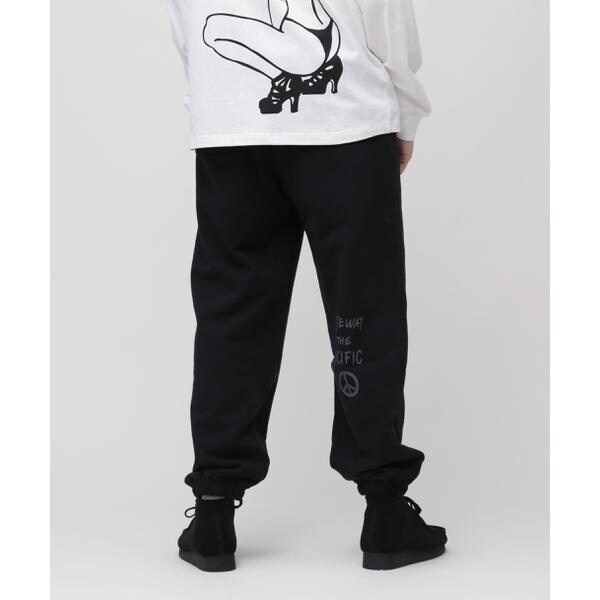 アヴィレックス（AVIREX）/《WEB限定》STENCIL PRINT SWEAT PANTS ／ ステンシル プリント スウェッ