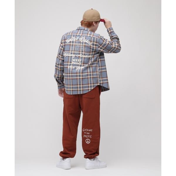 アヴィレックス（AVIREX）/《WEB限定》STENCIL PRINT SWEAT PANTS ／ ステンシル プリント スウェッ