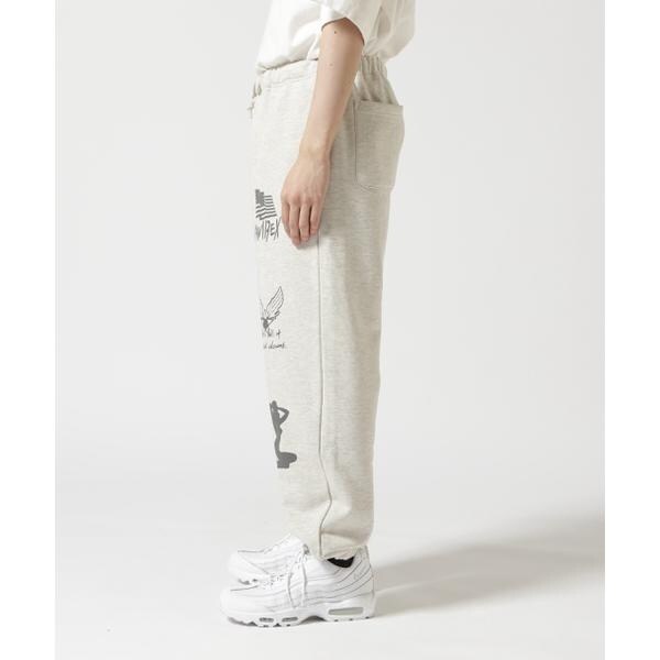 アヴィレックス（AVIREX）/《WEB限定》STENCIL PRINT SWEAT PANTS ／ ステンシル プリント スウェッ