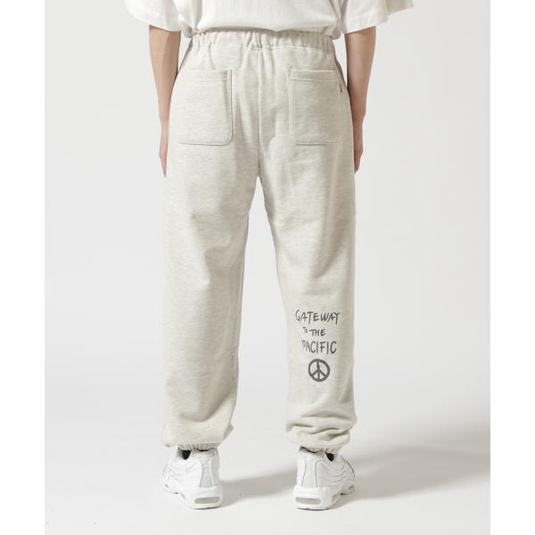 アヴィレックス（AVIREX）/《WEB限定》STENCIL PRINT SWEAT PANTS ／ ステンシル プリント スウェッ