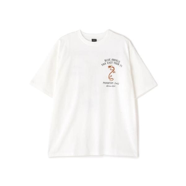 SUKA EMBROIDERY SHORTSLEEVE T-SHIRT ／ スカ エンブロイダリーT AVIREX｜SUKA EMBROIDERY SHORTSLEEVE T-SHIRT / スカ エン