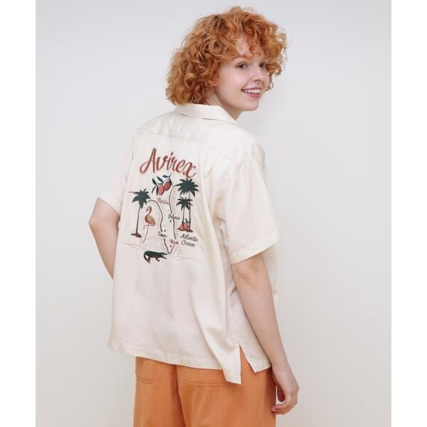 アヴィレックス（AVIREX）/S／S SHIRT ”FLAMINGO”／半袖シャツ