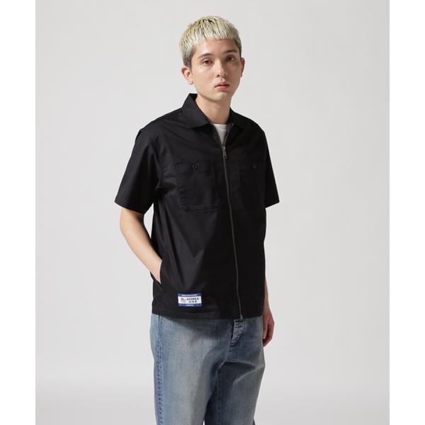 アヴィレックス（AVIREX）/《WEB&限定》S／S ZIP UP WORK SHIRT ／ ショートスリーブ ジップア