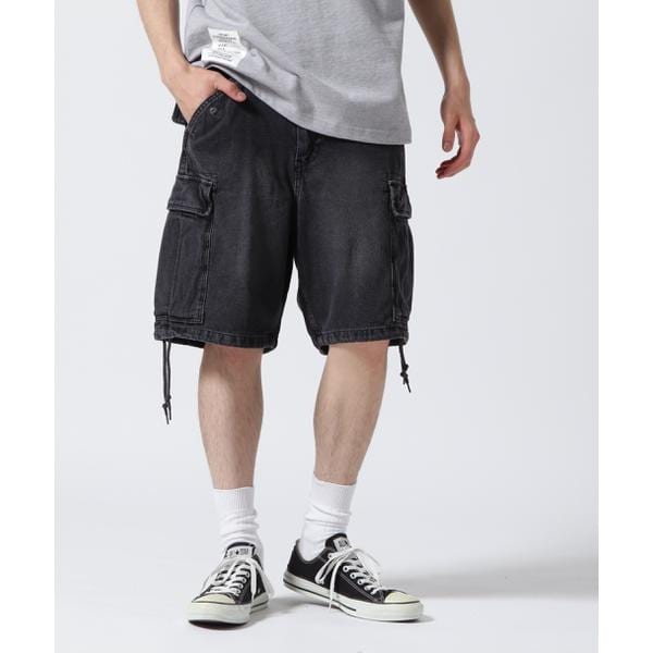 アヴィレックス（AVIREX）/《WEB&限定》M−65 FATIGUE DENIM SHORT PANTS ／ M−65