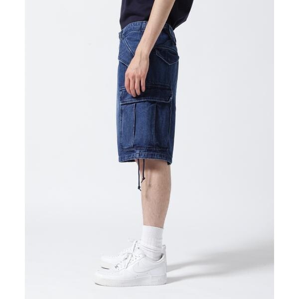 アヴィレックス（AVIREX）/《WEB&限定》M−65 FATIGUE DENIM SHORT PANTS ／ M−65