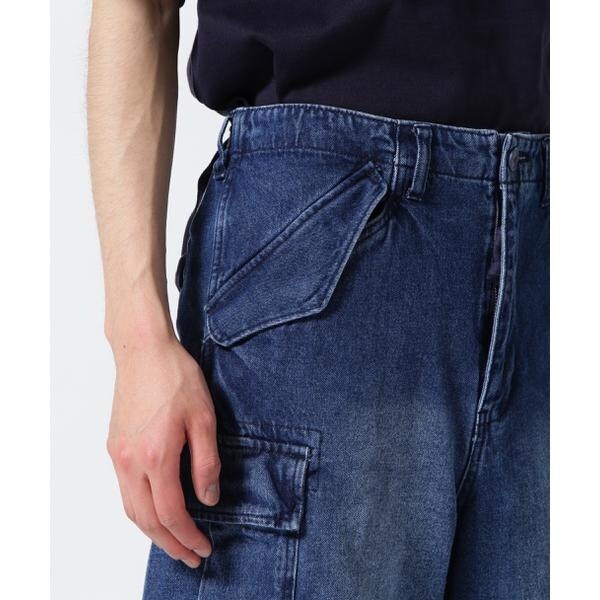 アヴィレックス（AVIREX）/《WEB&限定》M−65 FATIGUE DENIM SHORT PANTS ／ M−65