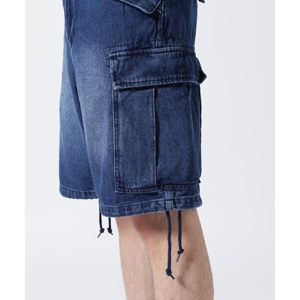 アヴィレックス（AVIREX）/《WEB&限定》M−65 FATIGUE DENIM SHORT PANTS ／ M−65