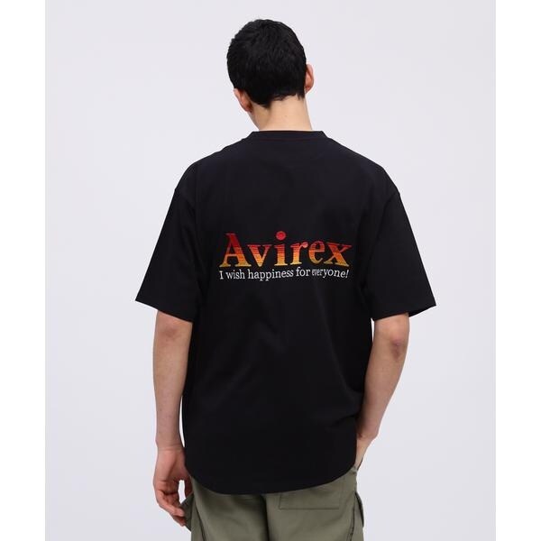 アヴィレックス（AVIREX）/《WEB限定》GRADATION EMBROIDERY LOGO T−SHIRT