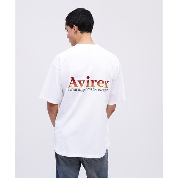 アヴィレックス（AVIREX）/《WEB限定》GRADATION EMBROIDERY LOGO T−SHIRT