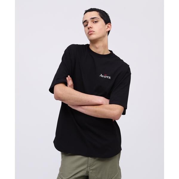 アヴィレックス（AVIREX）/《WEB限定》GRADATION EMBROIDERY LOGO T−SHIRT