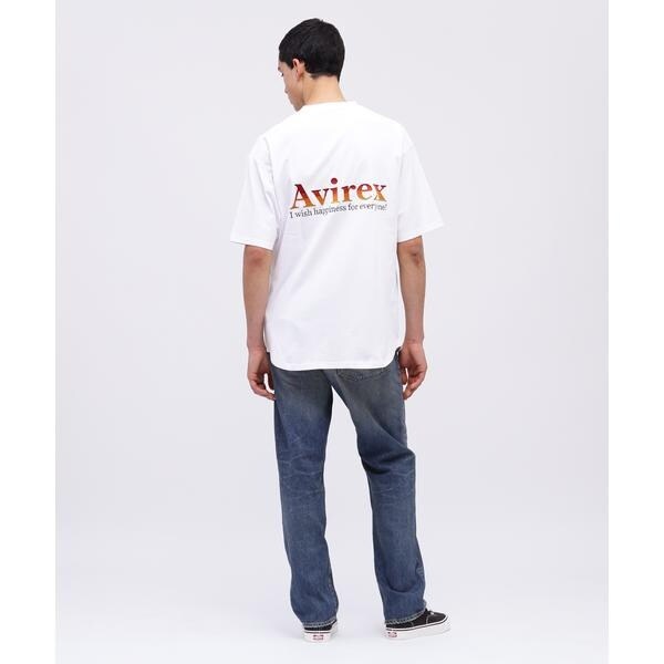 アヴィレックス（AVIREX）/《WEB限定》GRADATION EMBROIDERY LOGO T−SHIRT