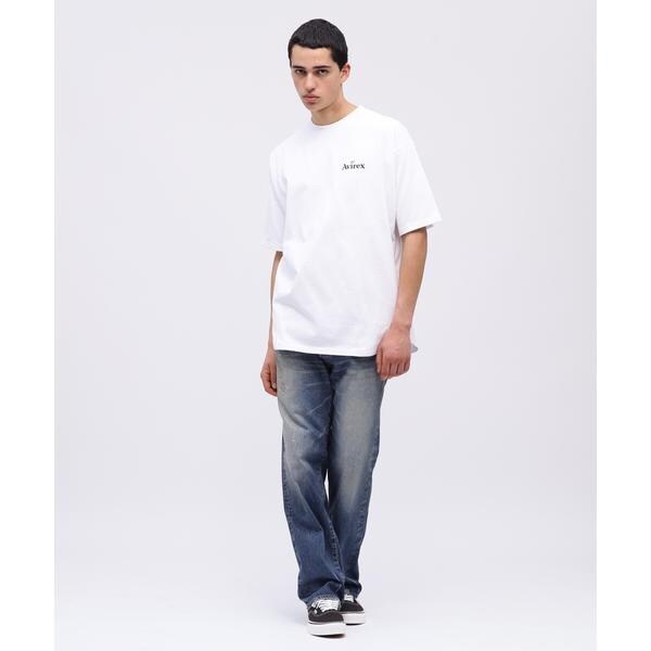 アヴィレックス（AVIREX）/《WEB限定》GRADATION EMBROIDERY LOGO T−SHIRT