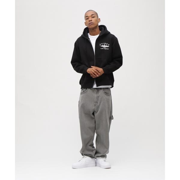 アヴィレックス（AVIREX）/VARSITY LOGO SWEAT ZIP UP PARKA ／バーシティ ロゴ スウェット ジッ_11