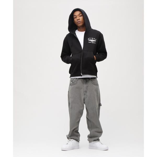 アヴィレックス（AVIREX）/VARSITY LOGO SWEAT ZIP UP PARKA ／バーシティ ロゴ スウェット ジッ_13