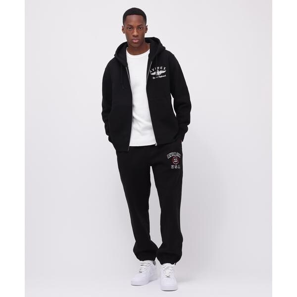 アヴィレックス（AVIREX）/VARSITY LOGO SWEAT ZIP UP PARKA ／バーシティ ロゴ スウェット ジッ_17