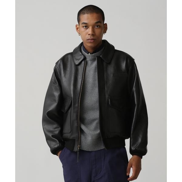 アヴィレックス（AVIREX）/A−2 FLIGHT JACKET ANTIQUE LAMB