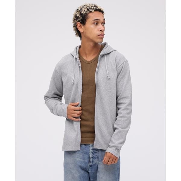 アヴィレックス（AVIREX）/《DAILY／デイリー》RIB ZIP PARKA／デイリー 長袖 リブ ジップパーカー／AVIRE