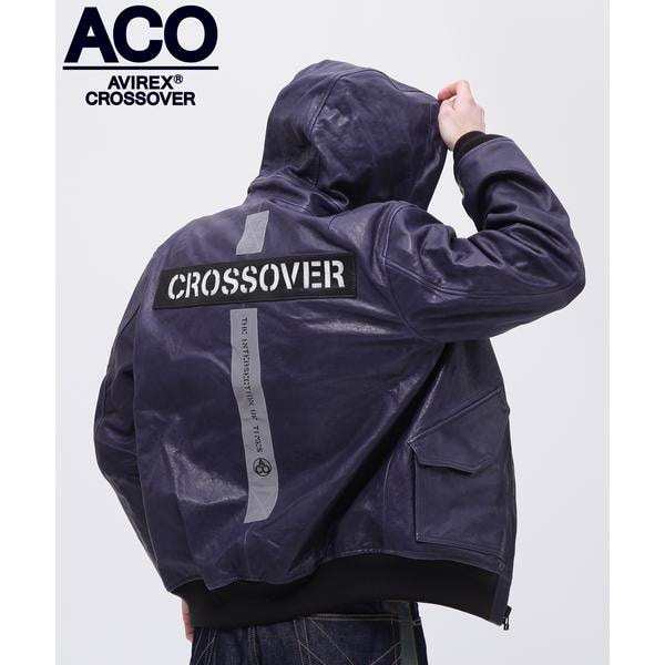 アヴィレックス（AVIREX）/《CROSSOVER》LEATHER CWU PARKA ／ レザー CWU パーカー ／ AVIR