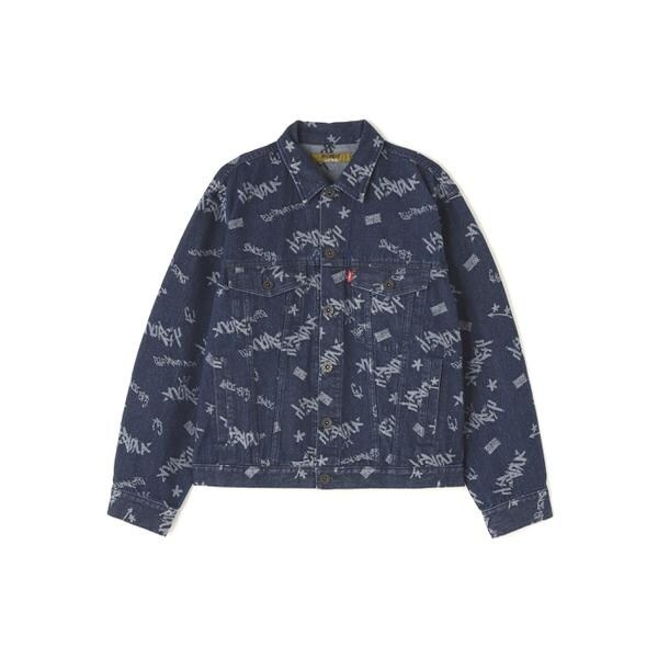 アヴィレックス（AVIREX）/TAGGING JACQUARD DENIM JACKET／タギング ジャガード デニムジャケット_8